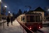 The Fogaskerekű Vast (60-as villamos) SGP 54 seen at Szchenyi-hegy