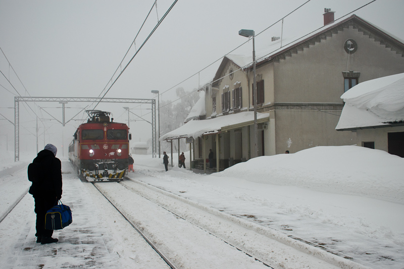 The HŽ 1 141 305 seen at Delnice photo