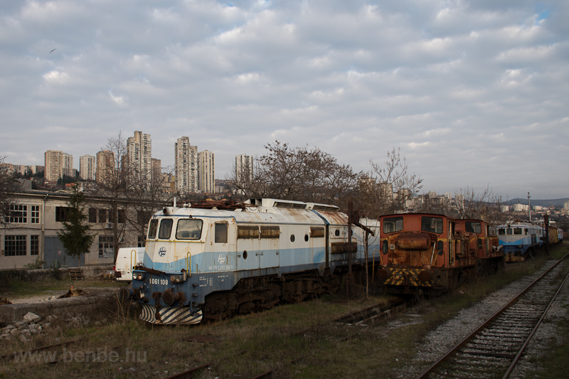 The HŽ 1061 108 seen at Rijeka photo