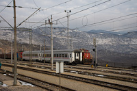 The HŽ 2 041 102 seen at Škrljevo