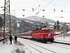 The Blutorange ÖBB 1044.40 with a charter train at Mürzzuschlag