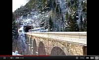 [VIDEO] The BB 4020 205-3 on the Krausel Klause-Viadukt