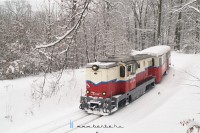 Mk45 2006 immár egy kocsival a viadukt utáni ívben