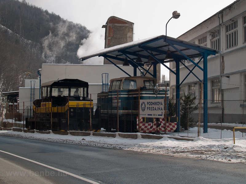 A hermándi papírgyár dízelmozdonyai (Harmanec, Szlovákia) fotó