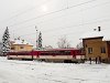 Let's go ahead with my photos taken on the second trip in snow: here you can see the ŽSSK 813 027-8 at Margitfalva (Margecany, Slovakia)