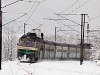 The ŽSSK 460 051-6 EMU is seen by the old triangle at Margecany