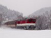 A ŽSSK 757 008-8 Jekelfalva (Jaklovce, Szlovákia) és Zakárfalva (Žakarovce, Szlovákia) között a Horehronec gyorsvonattal