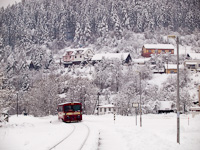 The ŽSSK 812 014-9 is seen returning from Nalepkovo, the photo has been taken at Žakarovce