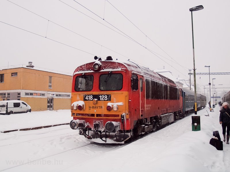 A MÁV-TR 418 128 Szeged sze fotó