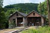 A Höllentalbahn kocsiszínje Hirschwangban (Alsó-Ausztria)