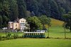 The Hllentalbahn TW 1 seen between Reichenau an der Rax and Kurhaus