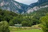 A Höllentalbahn TW 1 Kurhaus és Payerbach-Reichenau (Payerbach Lokalbahnhof) között a Steinhofgraben vonalában található vonalkifejtésnél
