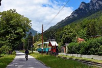 The Hllentalbahn <span style="font-family: serif">EI</span> seen between Haaberg and Reichenau