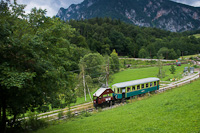 The Hllentalbahn <span style="font-family: serif">EI</span> seen between Kurhaus and Payerbach-Reichenau