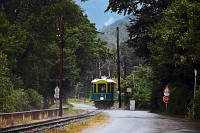 The Hllentalbahn TW 1 seen between Hirschwang and Reichenau an der Rax