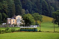 A Höllentalbahn TW 1 Reichenau an der Rax és Kurhaus között