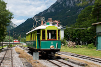 The Hllentalbahn TW 1 seen at Reichenau an der Rax railway station
