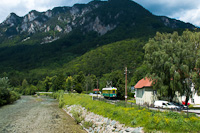 The Hllentalbahn TW 1 seen between Haaberg and Reichenau