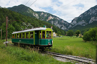 The Hllentalbahn TW 1 seen between Kurhaus and Reichenau an der Rax