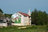 Rudabánya ore loading station with the image of the Rudapithecus