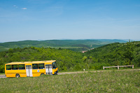 The ÉMKK/Borsodvolán Ikarus 260.43 CCJ-148 seen on the road leading to Tornakápolna