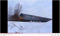 [VIDEO]A passanger train to Budapest with BDt 105 near Felsőpakony