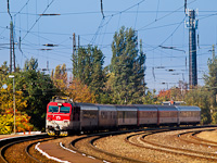 The ŽSSK 350 018-8 seen at Vc