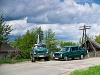 Retro vehicles (Lada car and Ural lorry)