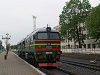 The UZ 2M62U 0355 seen at Ivano-Frankivsk