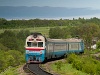 The UZ D1 552-1 seen between Pavlivka and Tsenzhiv