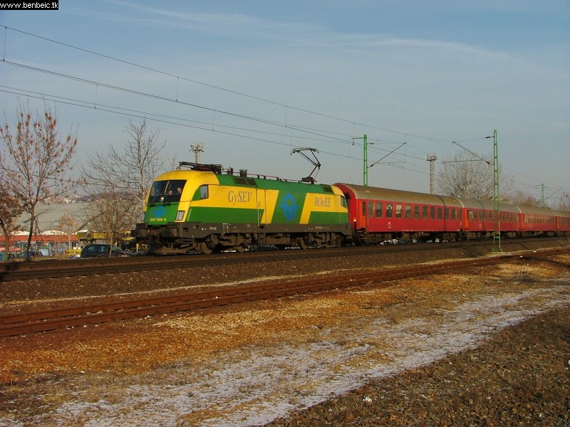 The GySEV 1047 504-4 with a fast train from Szerencs to Sopron photo