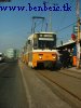 Tatra tram no. 4110 near rpd hd with the new "skyscraper" in the background