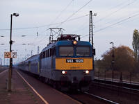 The V43 1025 at Vámosgyörk