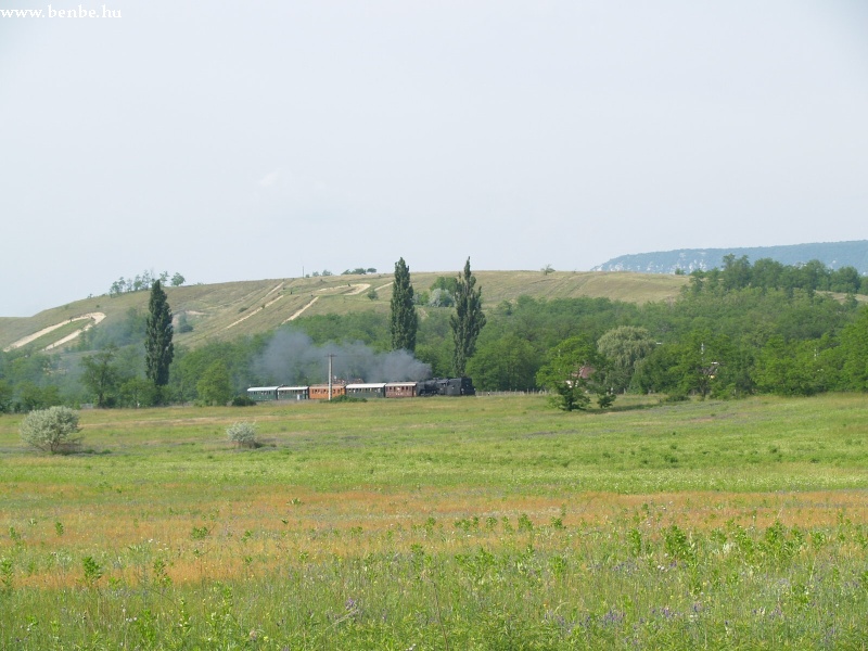 The historic steam locomotive 424,247 near Piliscsv photo