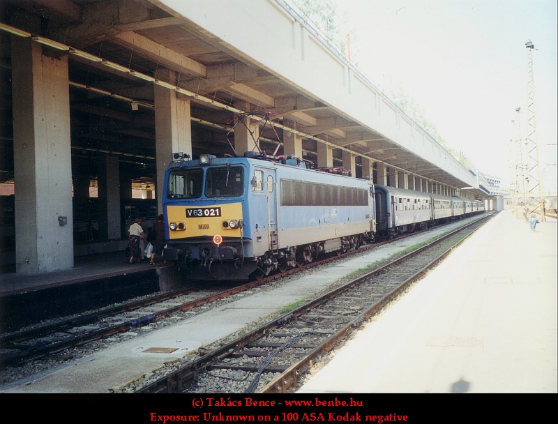 V63 021 a Nyugati pályaudvaron fotó