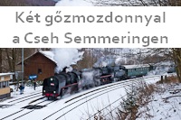 Két gőzmozdonnyal a Cseh Semmeringre