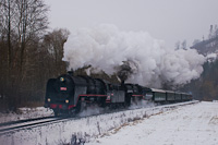 A ČSD 555 129 Hanušovice és Branná között