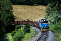 A ČD Cargo 753 769-9 Lipová Lázne zastávka és Jeseník között