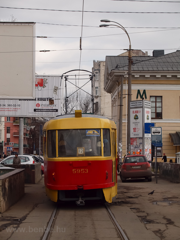 Tatra T3 "Progress" villamos Kiivben fot