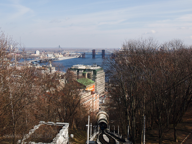 Kiiv, the panorama of the funicular photo