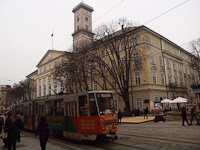 Lviv, a KT4 1105 plyaszm villamos