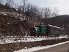 The D04-601 between Petyerktanya and Mriakt on the Szob narrow-gauge railway