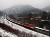 A Gorilla hauling a fast train between Sztrecsny and Ruttka