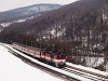 The ŽSSK 754 011-5 is hauling a slow train on the wrong track by Fűrsz stop (Pla, Slovakia)