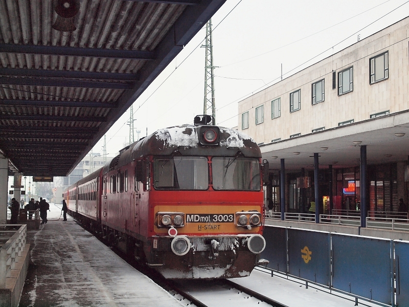 It provided traction for the photo charter of trains.hu. picture