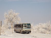 The InterCity bus at Pusztakettős