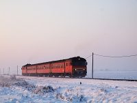 The MDmot 3003-Btx 016 trainset between Hortobgyi halast and Hortobgy