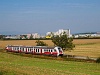 The ŽSSK 861 010-1 seen between Zlat Moravce and Tešrske Mlyňny