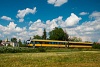 The RegioJet 628 315-3 seen between Ve'lk Paka and Lehnice