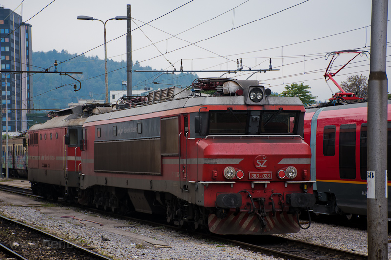 The SŽ 363 023 seen at photo
